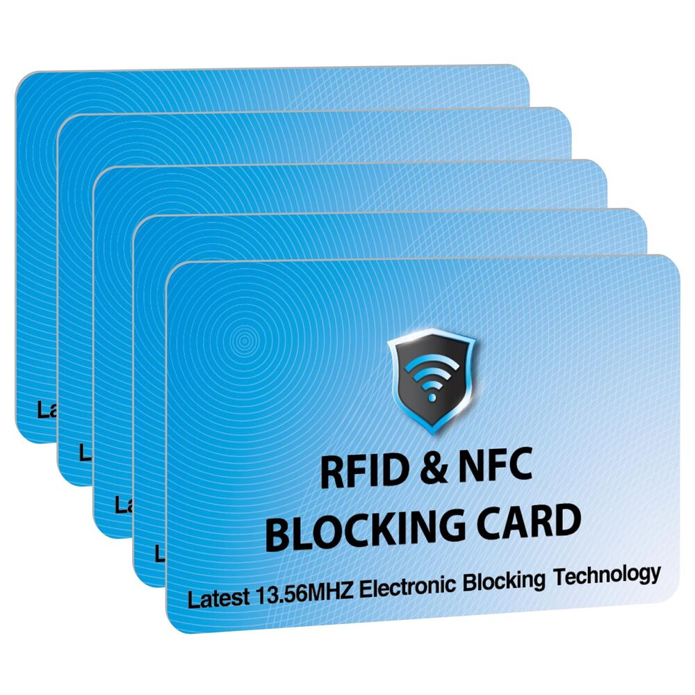 9851 RFID Blocking Cards Protect Your Entire Wallet, Purse, and Cards from